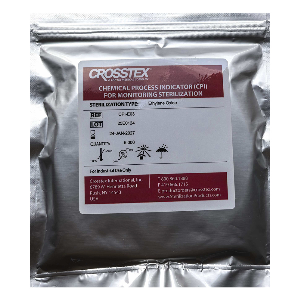 CROSSTEX环氧乙烷灭菌化学指示标签